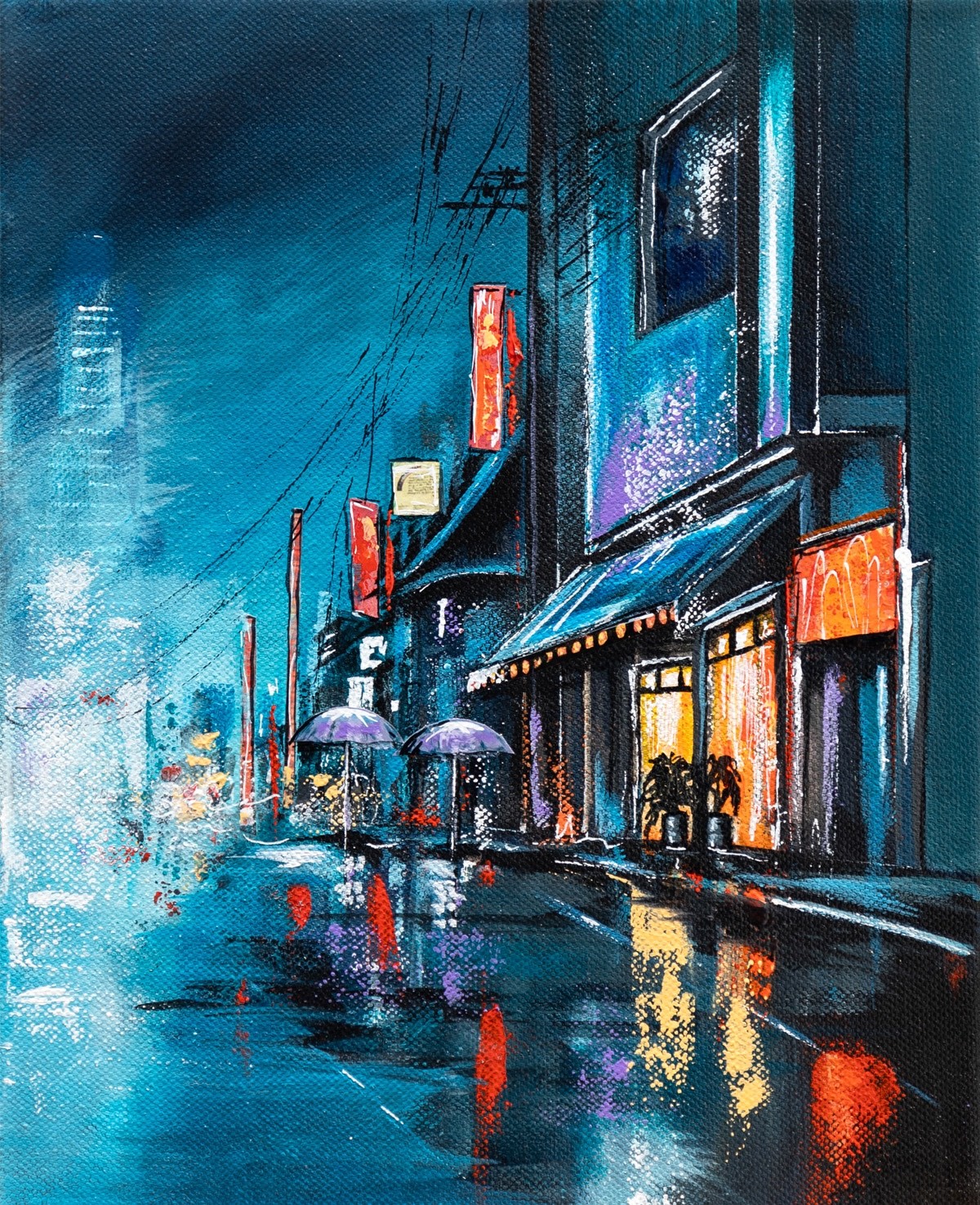 Françoise Schmidt, Parasols 2 - Série Paysage Urbain Françoise Schmidt, Parasols 2 - Série Paysage Urbain