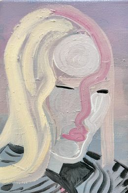 Peinture, Pink Girl, Ewa Wróbel - Hultqvist