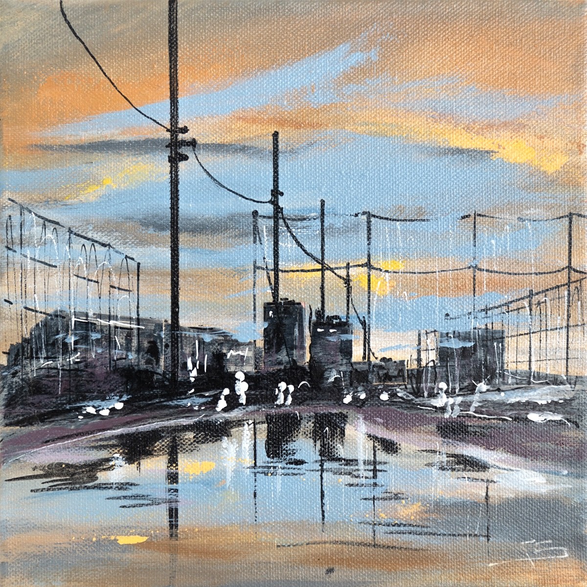 Françoise Schmidt, Marée basse - Série Paysage Urbain Françoise Schmidt, Marée basse - Série Paysage Urbain