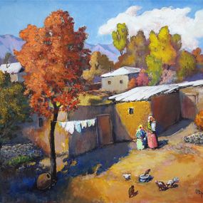 Peinture, Country Yard, Sergey Khachatryan