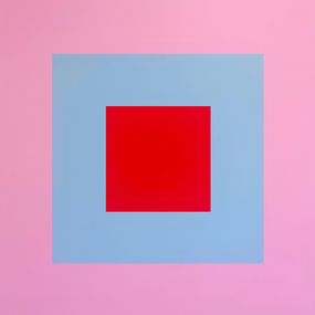 Painting, Orb (Pink and Blue), Brent Hallard