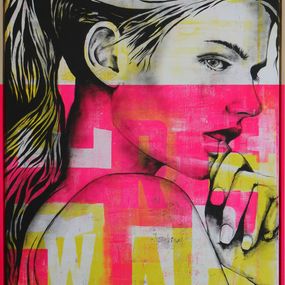 Painting, Neon Girl, Ronald Hunter