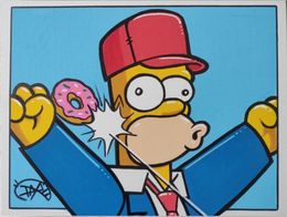 Painting, Donut Trump, Daru