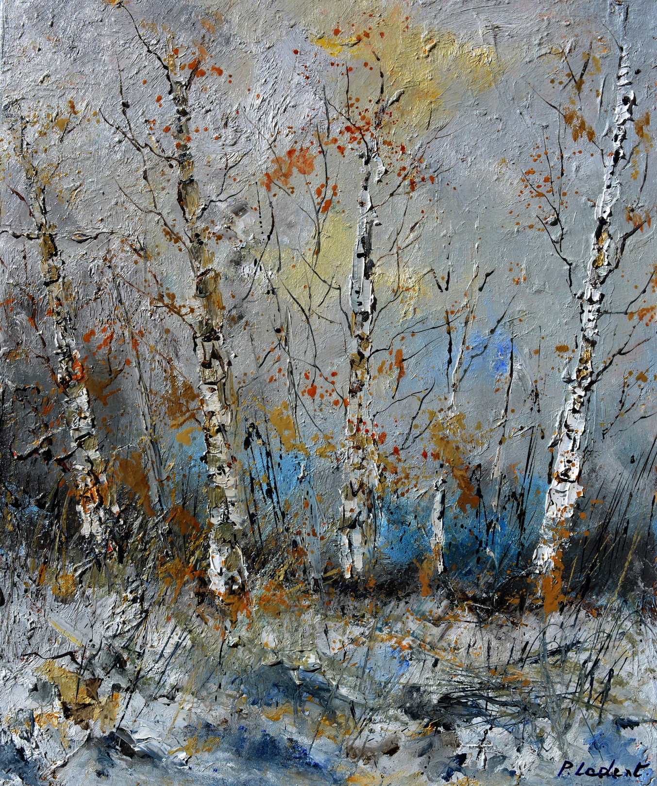 Pol Ledent, Aspen trees in winter Pol Ledent, Aspen trees in winter