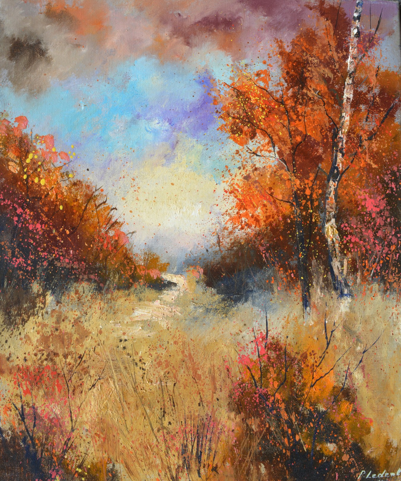Pol Ledent, Autumnal path Pol Ledent, Autumnal path