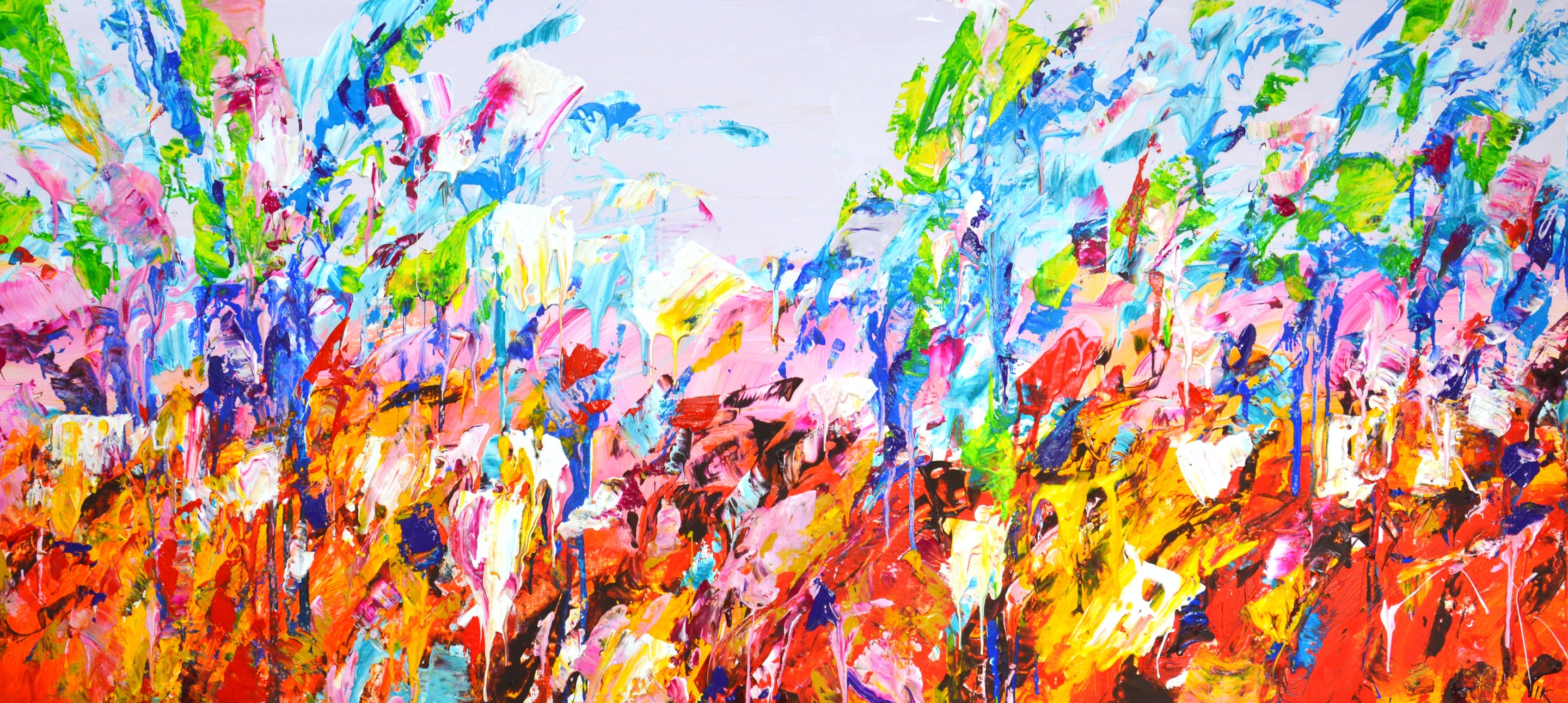 Iryna Kastsova, Expressive flower field Iryna Kastsova, Expressive flower field