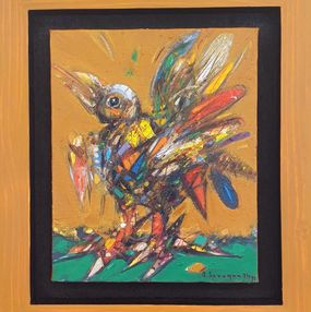 Pintura, Rainbow feathers, Aram Sevoyan