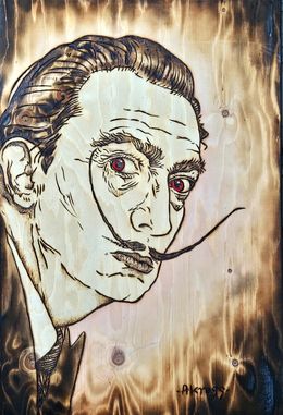 Pintura, Dalí, Akross The Twin