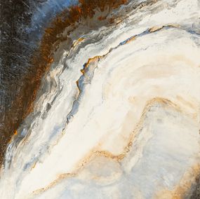 Painting, Lacus - Paysage abstrait vu du ciel, Thierry Nauleau
