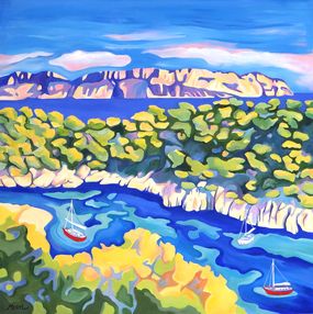 Painting, La calanque de Port-Miou, Meryl