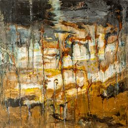 Pintura, Erosion - Paysage abstrait et évènement climatique, Thierry Nauleau