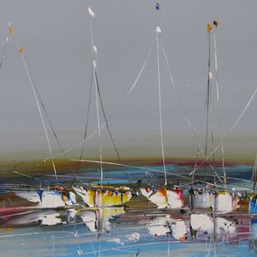Pintura, Marine abstraite 73, Fred Boutet