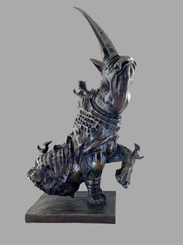 Skulpturen, Rhinocéros mécanique, Hadrien David