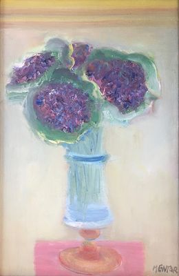 Painting, Violettes, Blasco Mentor