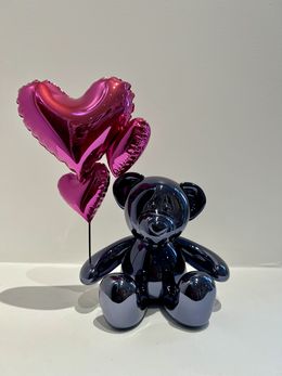 Escultura, Teddy Love Chrome - Noir & Rose, Nicolas Krauss