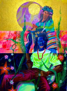 Peinture, Cultural Fusion, Godfrey Chukwuebuka
