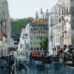 Pintura, Lyon rue de la barre, Adrien Faveau