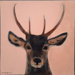 Gemälde, Red Deer, Marike Koot