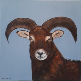 Painting, Mouflon, Marike Koot