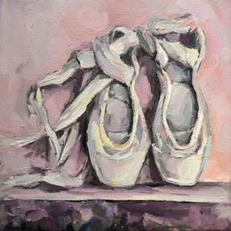 Painting, Ballerina pointe shoes, Julia Ruf