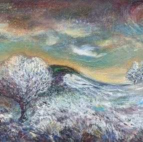 Gemälde, Winter, Dostena Lavergne