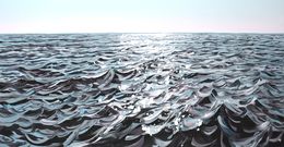 Painting, Ocean Glow 3, Iryna Kastsova