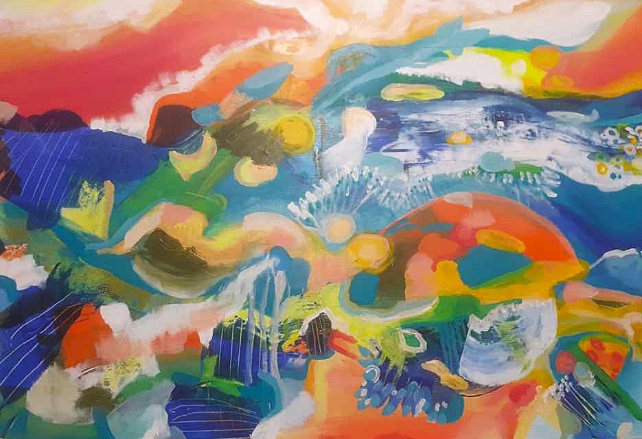 Karin Mikulášová, Dreamy Blue in the Landscape Karin Mikulášová, Dreamy Blue in the Landscape