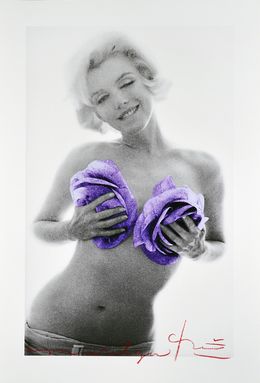 Photographie, The last sitting - Marilyn purple wink roses, Bert Stern
