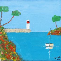 Painting, Le phare, JPx