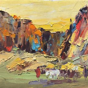 Peinture, Canyon Caravan, Hrach Baghdasaryan
