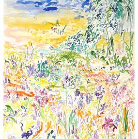 Fine Art Drawings, La vallée des Iris, Claire Duplouy