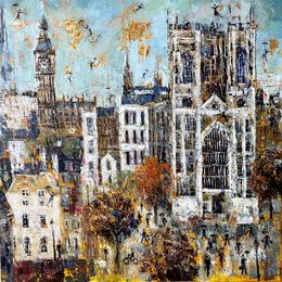 Painting, High Flyers in London, Ellie Hesse