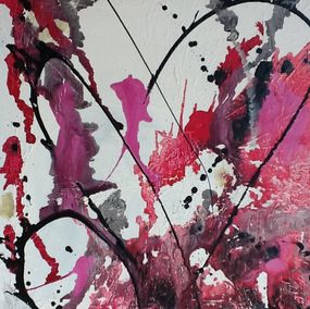Peinture, Poisson rouge, Cléa-Chantal Léandri