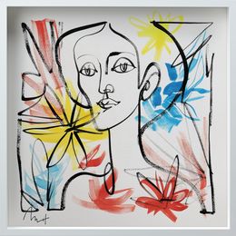 Painting, Untitled Portrait Drawing No. 4 (Framed), Mario Henrique