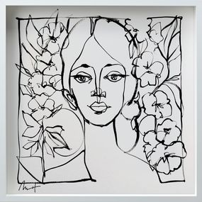 Painting, Untitled Portrait Drawing No. 7 (Framed), Mario Henrique