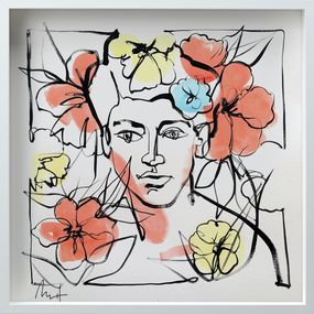 Painting, Untitled Portrait Drawing No. 9 (Framed), Mario Henrique