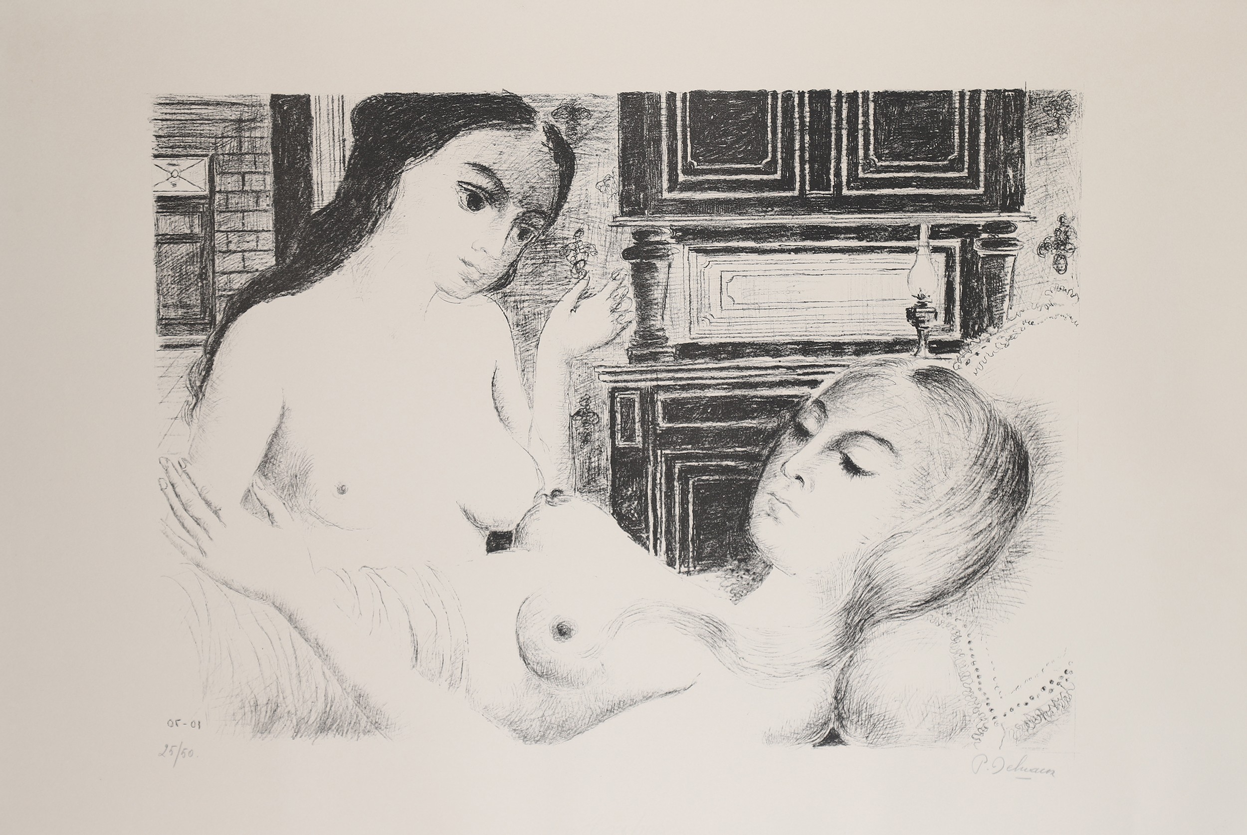Paul Delvaux, Le Sommeil Paul Delvaux, Le Sommeil