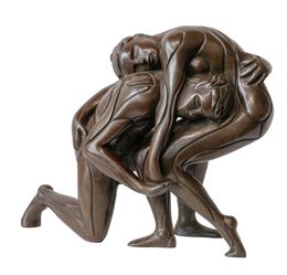Skulpturen, Alinéa-toi - Série sculpture bronze corps humain, Monique Gervais