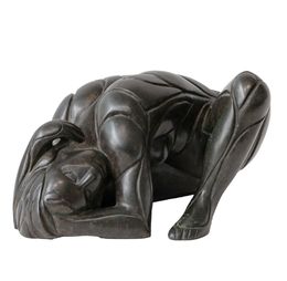 Sculpture, Un monde fou - Série sculpture bronze corps humain, Monique Gervais