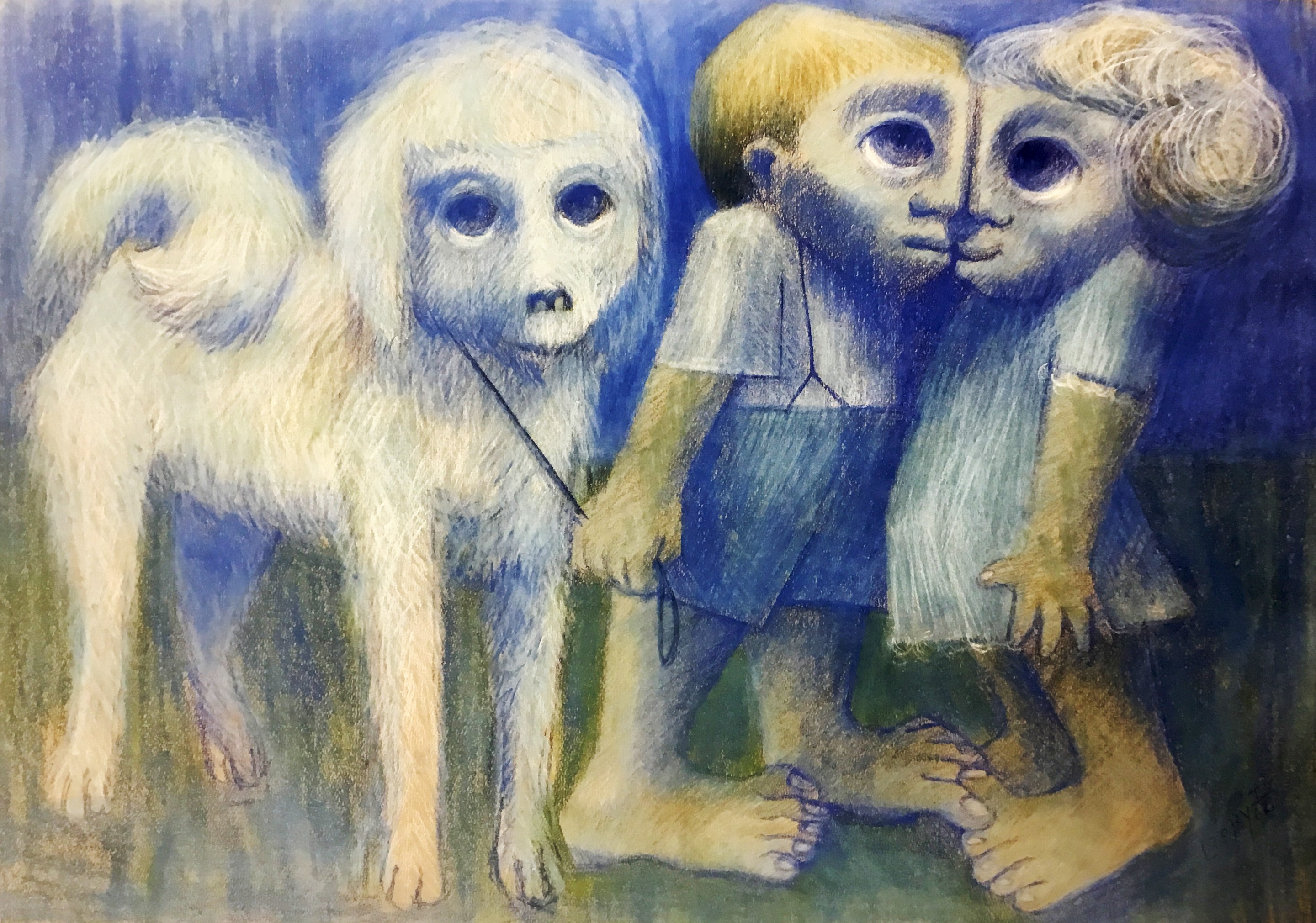 Keith Looby, Enfants et chien Keith Looby, Enfants et chien