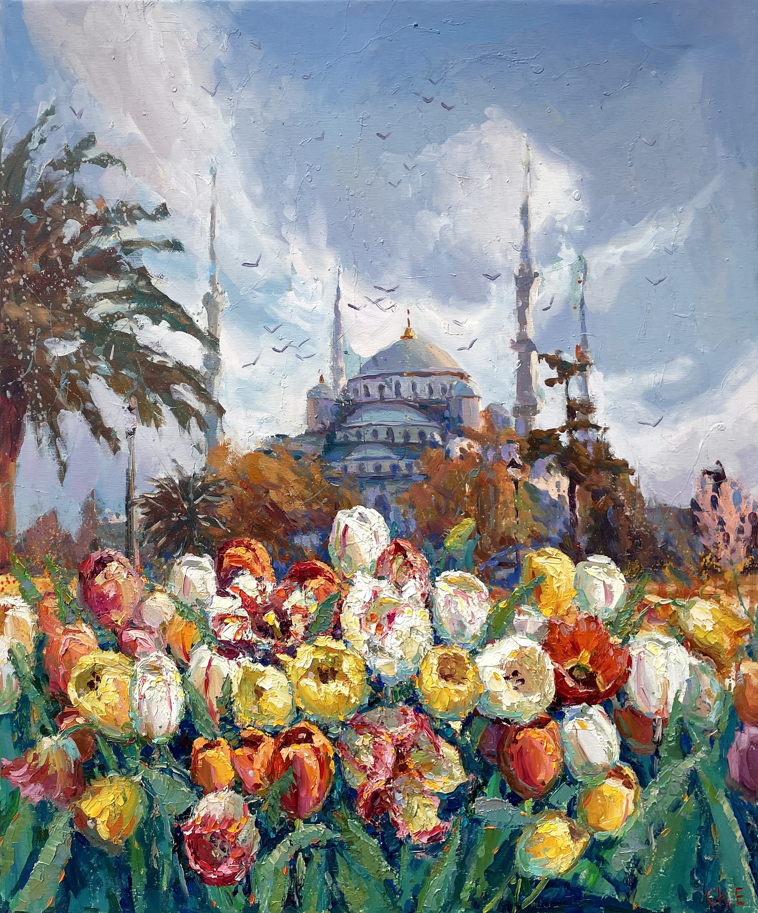Evgeny Chernyakovsky, Tulips Evgeny Chernyakovsky, Tulips