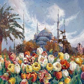 Painting, Tulips, Evgeny Chernyakovsky