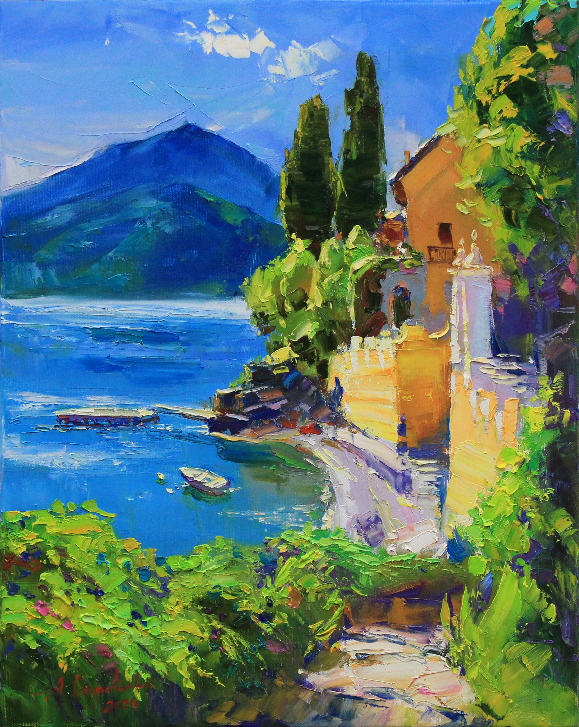 Alisa Onipchenko-Cherniakovska, Como Lake Italy Alisa Onipchenko-Cherniakovska, Como Lake Italy