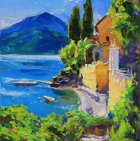 Painting, Como Lake Italy, Alisa Onipchenko-Cherniakovska