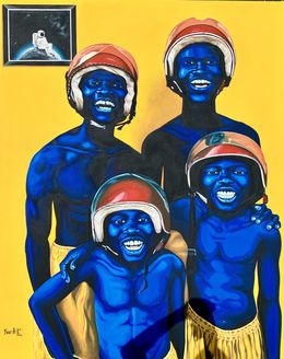 Gemälde, Cosmic Dream, Samuel Oseigyei Kumah