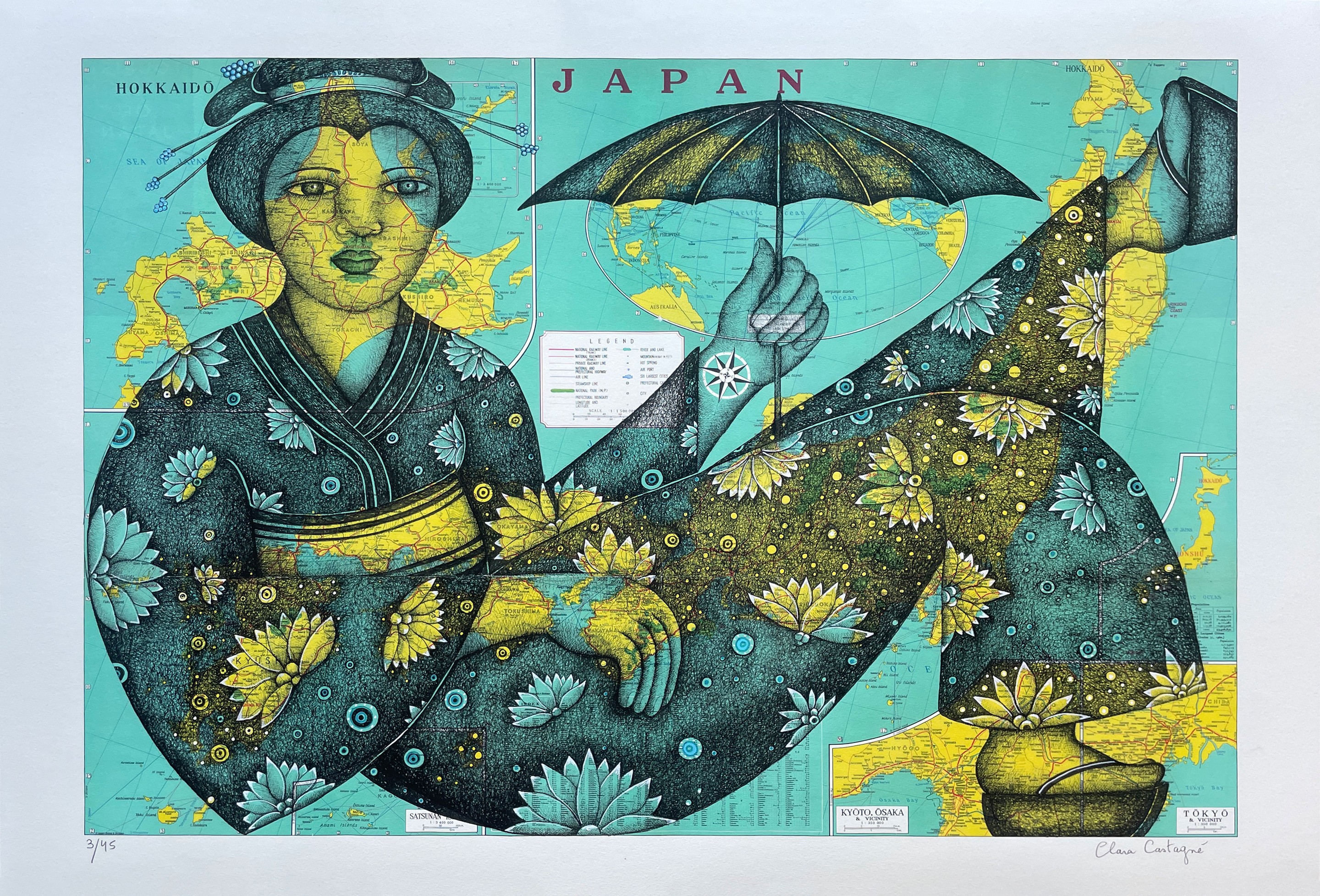 Clara Castagné, Japonaise Clara Castagné, Japonaise