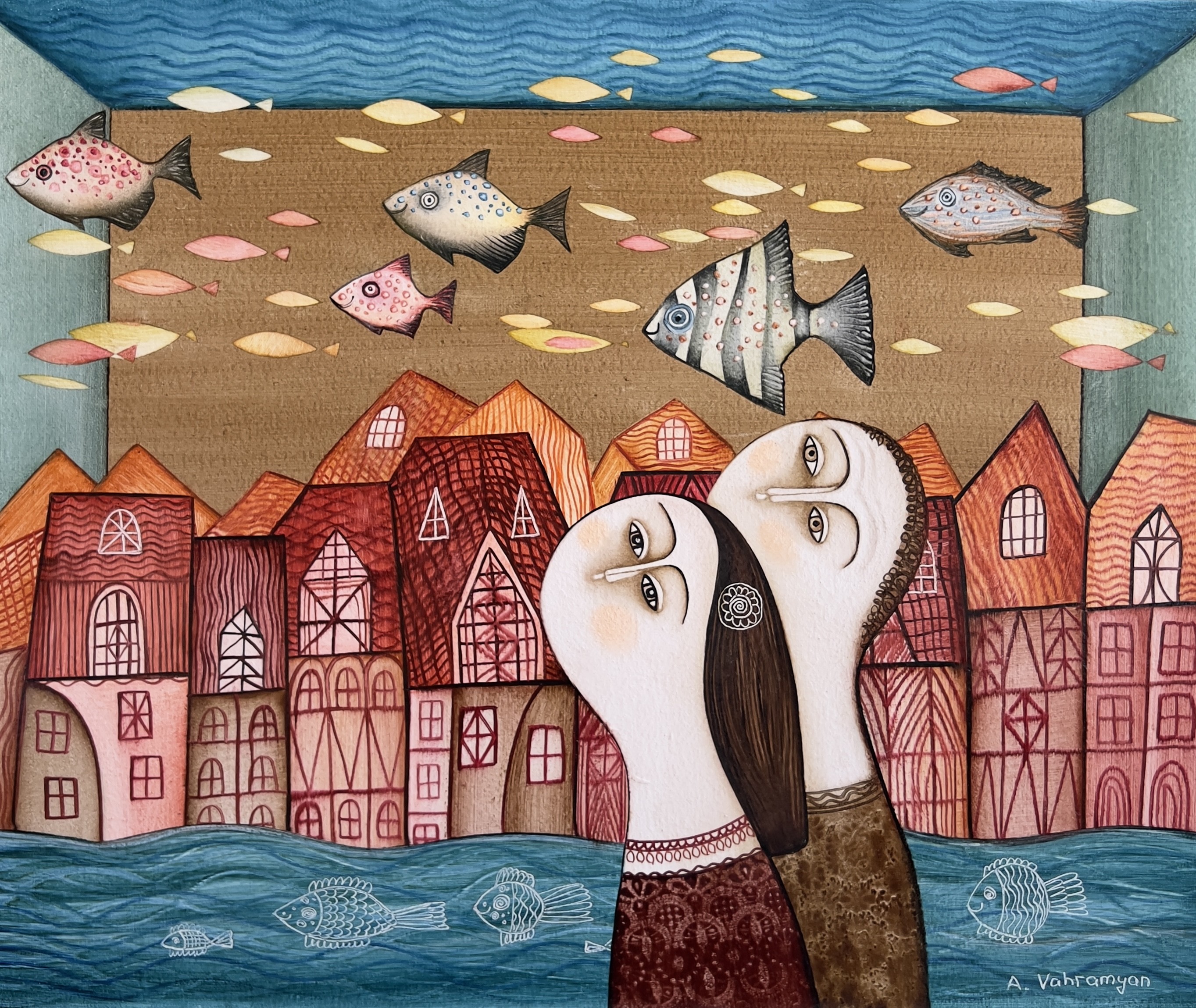 Armen Vahramyan, Underwater Village Armen Vahramyan, Underwater Village