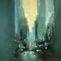 Gemälde, Rainy day, Daniel Castan
