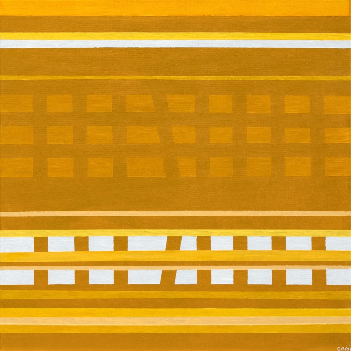 Cami, C 47 Grid Jaune - série abstraction géométrique Cami, C 47 Grid Jaune - série abstraction géométrique