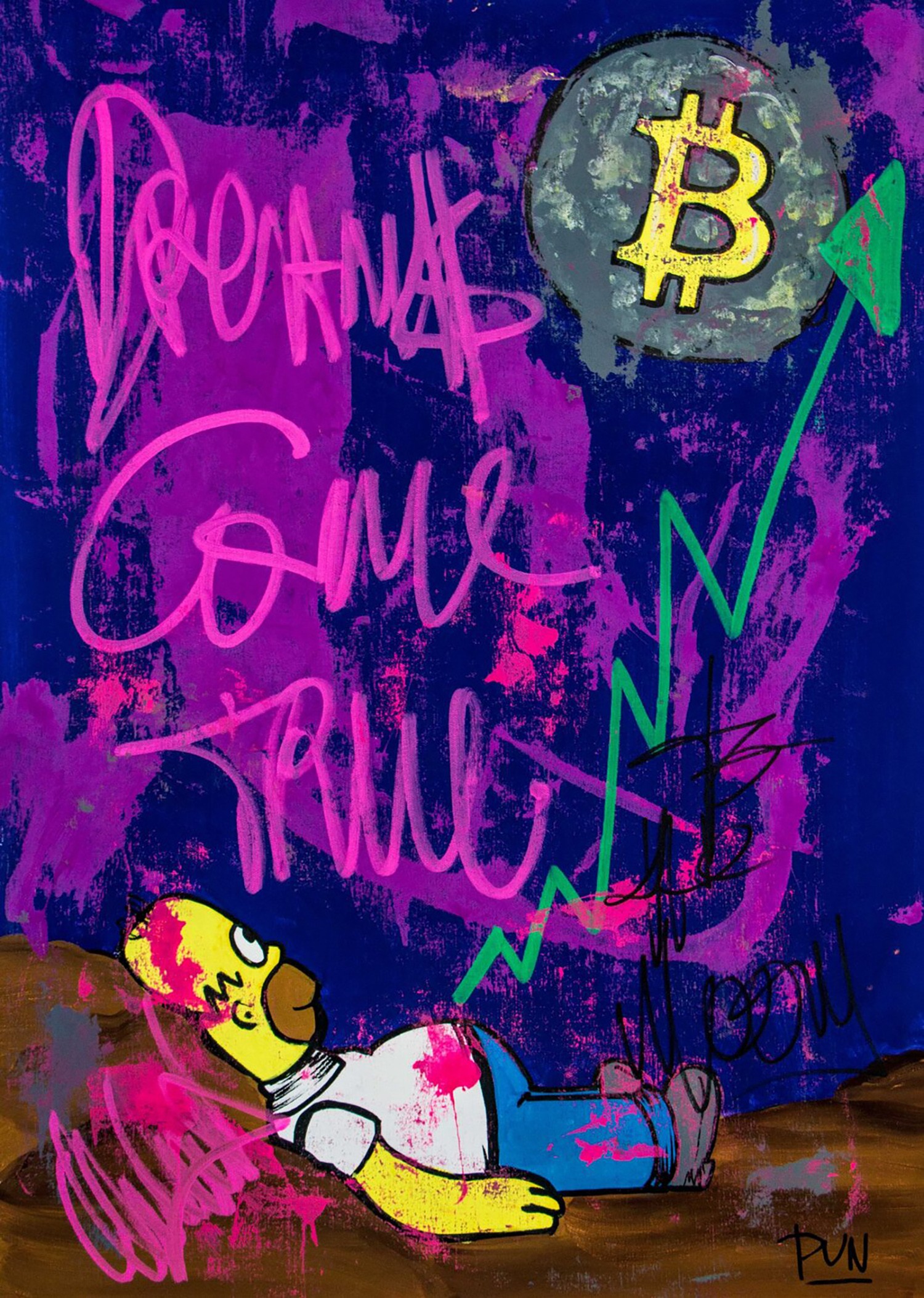 Carlos Pun Art, Relax and to the Moon ft. Homer Simpson Carlos Pun Art, Relax and to the Moon ft. Homer Simpson